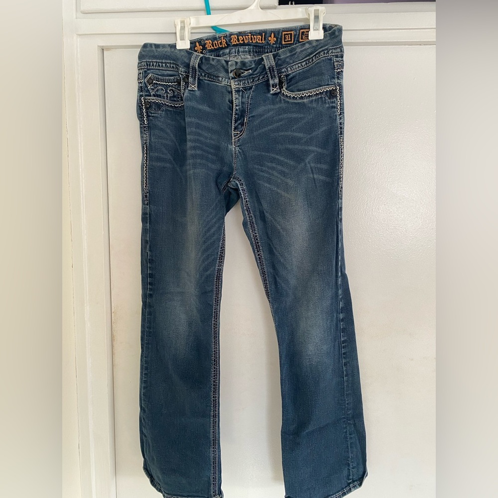 ROCKREVIVAL jeans! So cute and Y2K!! Size 31 so M and could fit S
